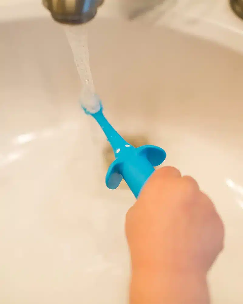 Dr. Brown’s Brosse à dents 0-3A – Bleu – Image 5