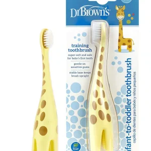 Dr. Brown’s Brosse à dents 0-3A – Girafe