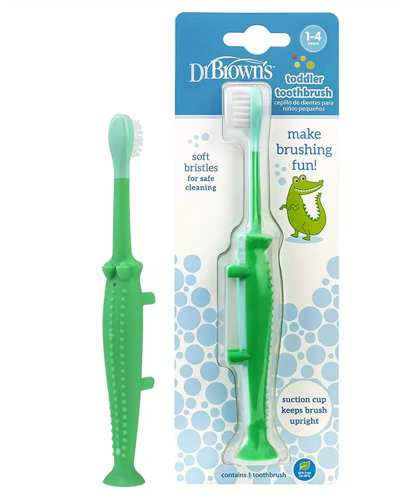 Dr. Brown’s Brosse à dents 1-4A – Crocodile