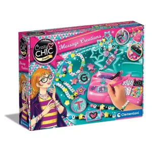 Crazy Chic Message Creations Clémentoni – Kit Créatif Fille
