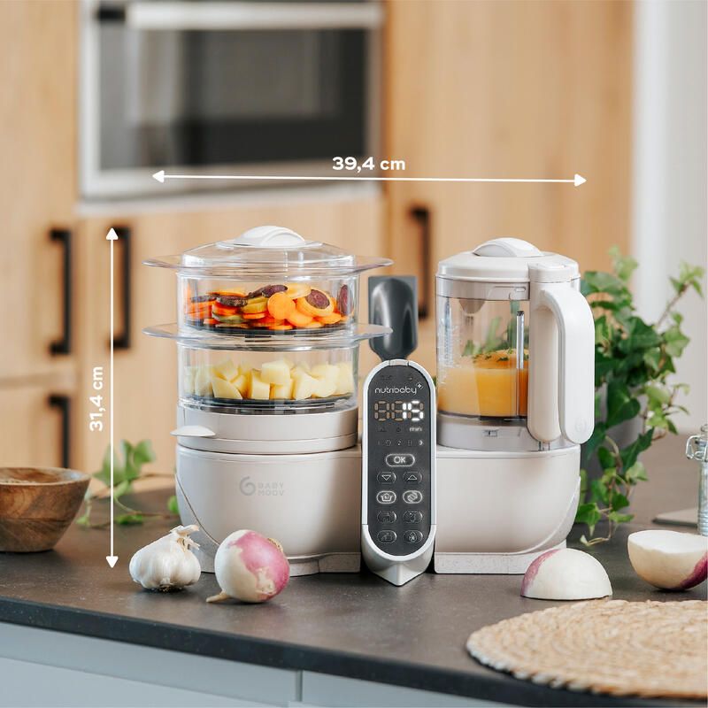 Mixeur Nutribaby + Mineral Beige – BABYMOOV – Image 2