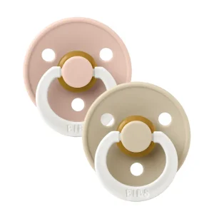 2 sucette Blush GLOW/Vanilla GLOW 6-18 mois – BIBS