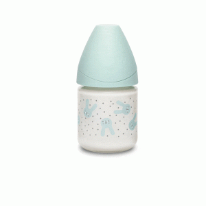BIBERON VERRE RABBIT 120 ML VERT SUAVINEX