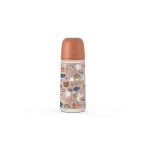 Suavinex Biberon tétine symetrique SX PRO Into the forest Orange tuile 360 ml