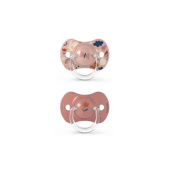 Suavinex Sucettes symetriques X 2 SX PRO – Into the Forest Rose 6/18 mois