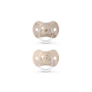 Suavinex Sucettes symetriques X 2 SX PRO – Spread joy Rose 6/18 mois