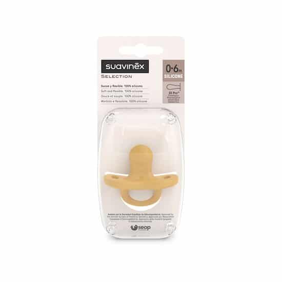 Suavinex Sucette anatomique réversible SXPRO Moutarde 0/6 mois – Image 4