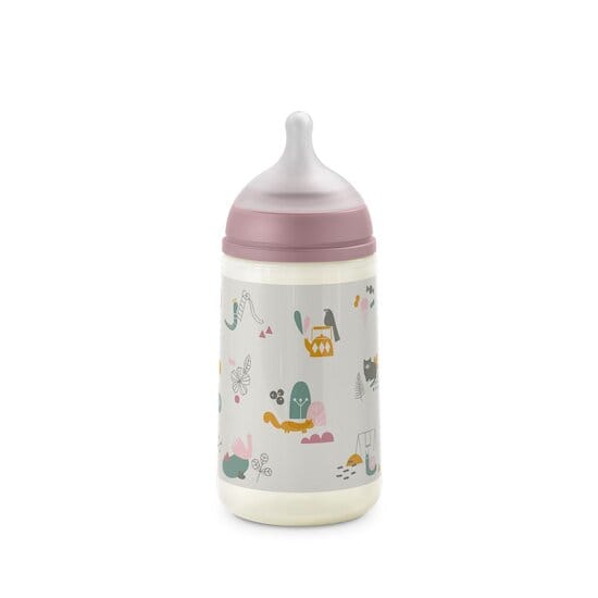 Suavinex Biberon tetine walk in the park Rose 270 ml – Image 2
