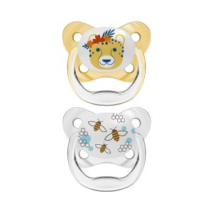 Dr Brown’s Sucette 6-18m Butterfly Yellow Lot De 2