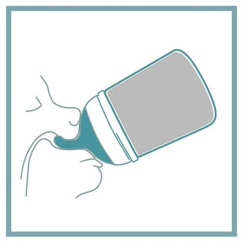 Biberon anti-colique 270ml 6m+ Débit M ZERØ.ZERØ – SUAVINEX – Image 9