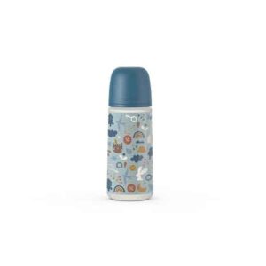 Suavinex Biberon tétine symetrique SX PRO Into the forest Bleu Foncé 360 ml