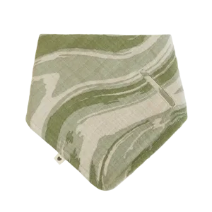 Bavoir BIBS – Bandana Bib – Tie Dye Camo Green