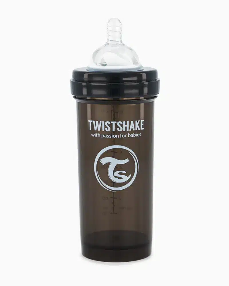 Biberon Anti-Colique Twistshake 260ml 2M+ – Noir – Image 3