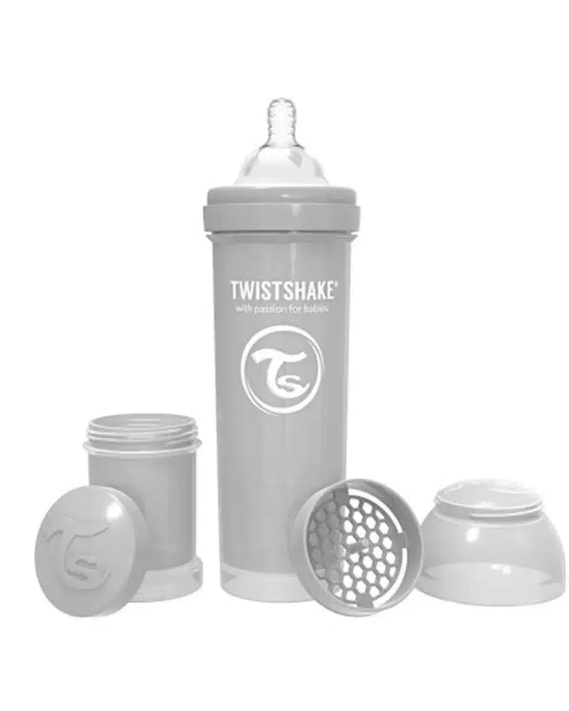 Offre : 1 Biberon Anti-Colique Twistshake 330ml – Gris = 2 Gratuits – Image 2