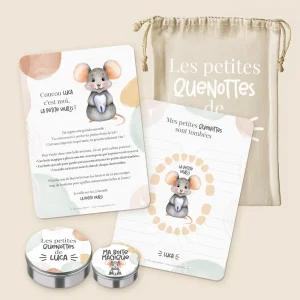 Coffret Petite Souris Personnalisé｜Perte dents de lait