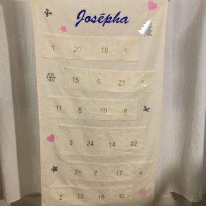 Calendrier de l&rsquo;Avent personnalisé (à remplir!)