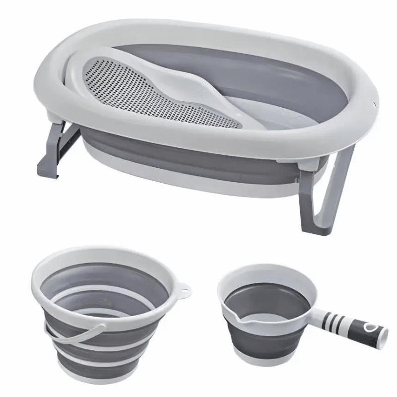 Ensemble baignoire pliable 4 pcs – Toimoys – Image 2