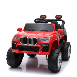 Voiture Électrique Enfant BMW 4×4 12V Rouge avec Télécommande