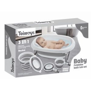 Ensemble baignoire pliable 4 pcs – Toimoys