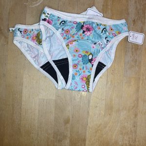culotte menstruelle flux trad T 32 jungle blue