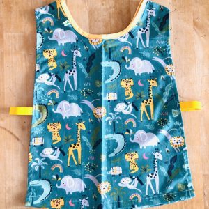 Tablier ANIMAUX vert