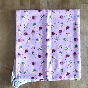Draps maternelle ICE CREAM rose