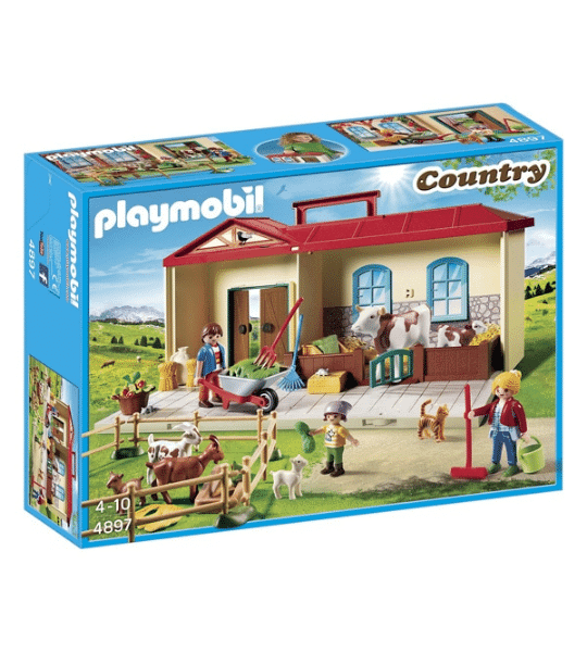 A FERME TRANSPORTABLE – PLAYMOBIL COUNTRY 4897