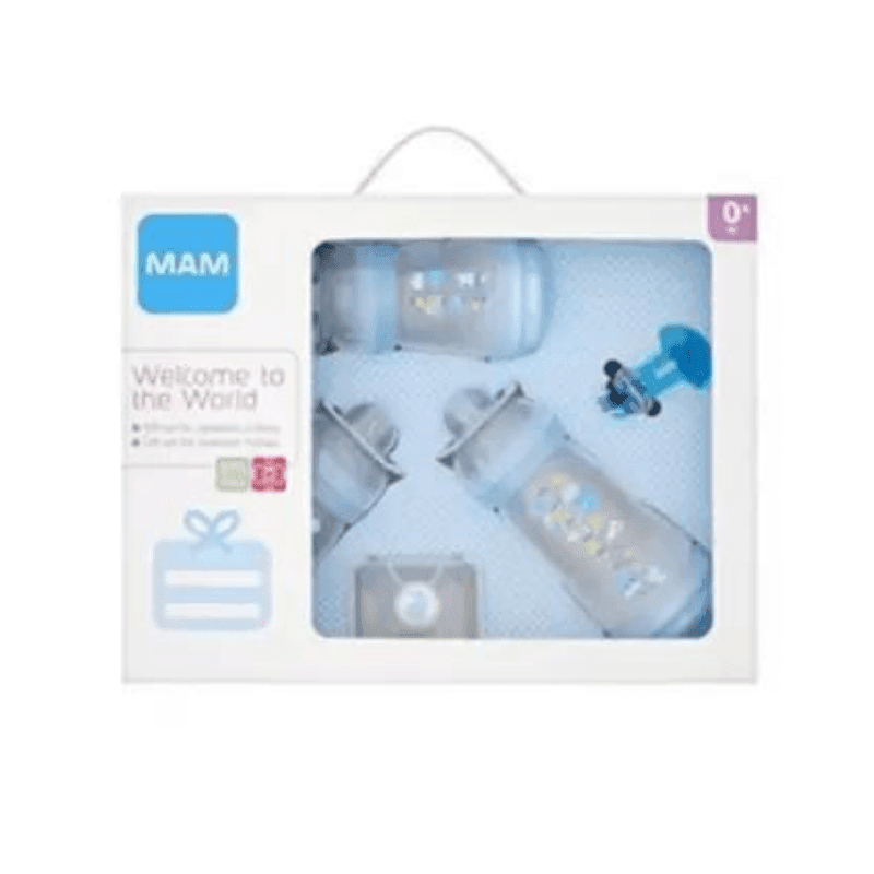 COFFRET WELCOME TO THE WORLD BLEU – MAM
