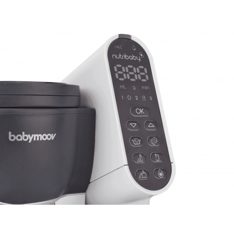 Cuiseur À Vapeur Nutribaby(+) Industrial Grey Babymoov – Image 3