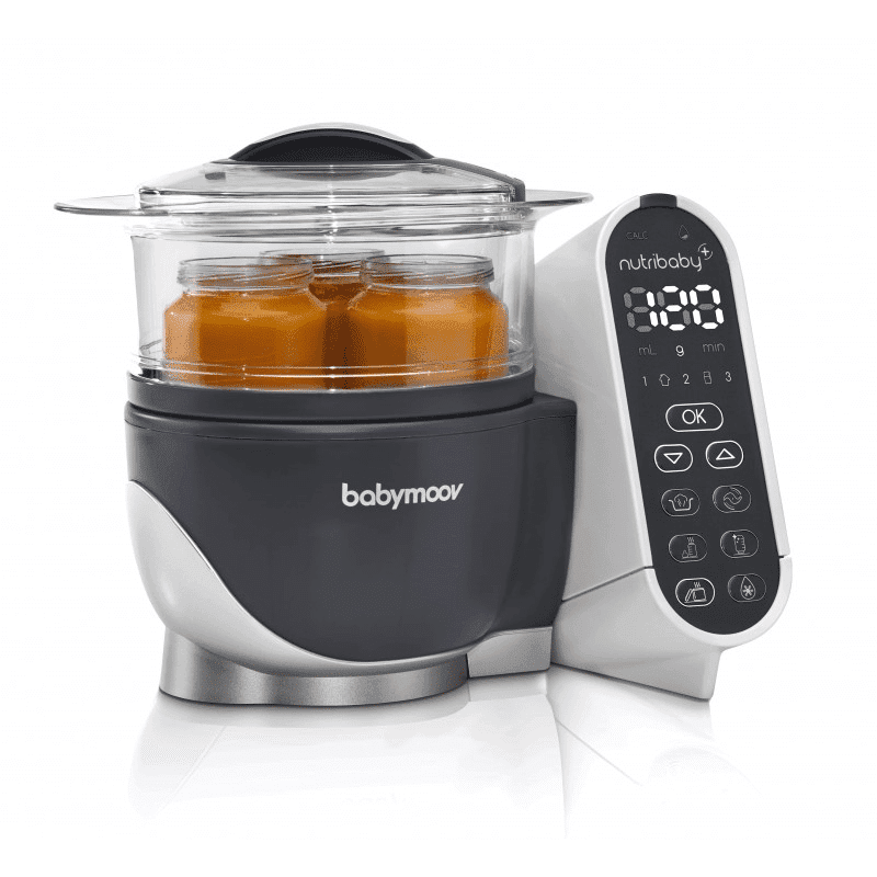Cuiseur À Vapeur Nutribaby(+) Industrial Grey Babymoov – Image 6