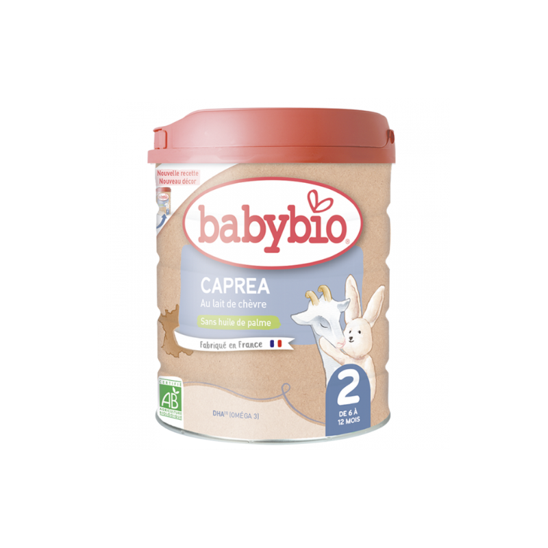 Babybio Caprea 2 Lait de Chèvre 800g – (6 à 12 Mois)