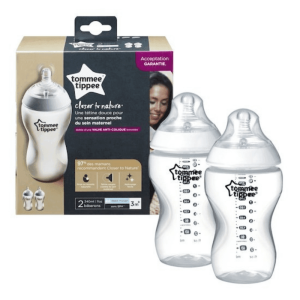 2 Biberons Closer To Nature Blanc 340 ml – Tommee Tippee