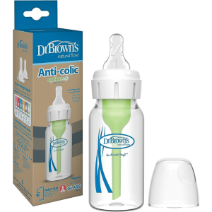 Biberon en verre étroite anti-colique de 120 ml – DR BROWNS
