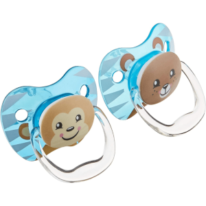 Dr Brown’s Sucette 6-18m Bear & Monkey – Boy Lot de 2