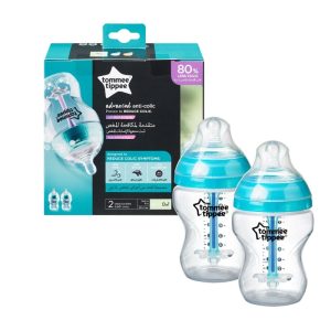 Lot de 2 Biberons Anticholique Avancé 260 ml – Tommee Tippee