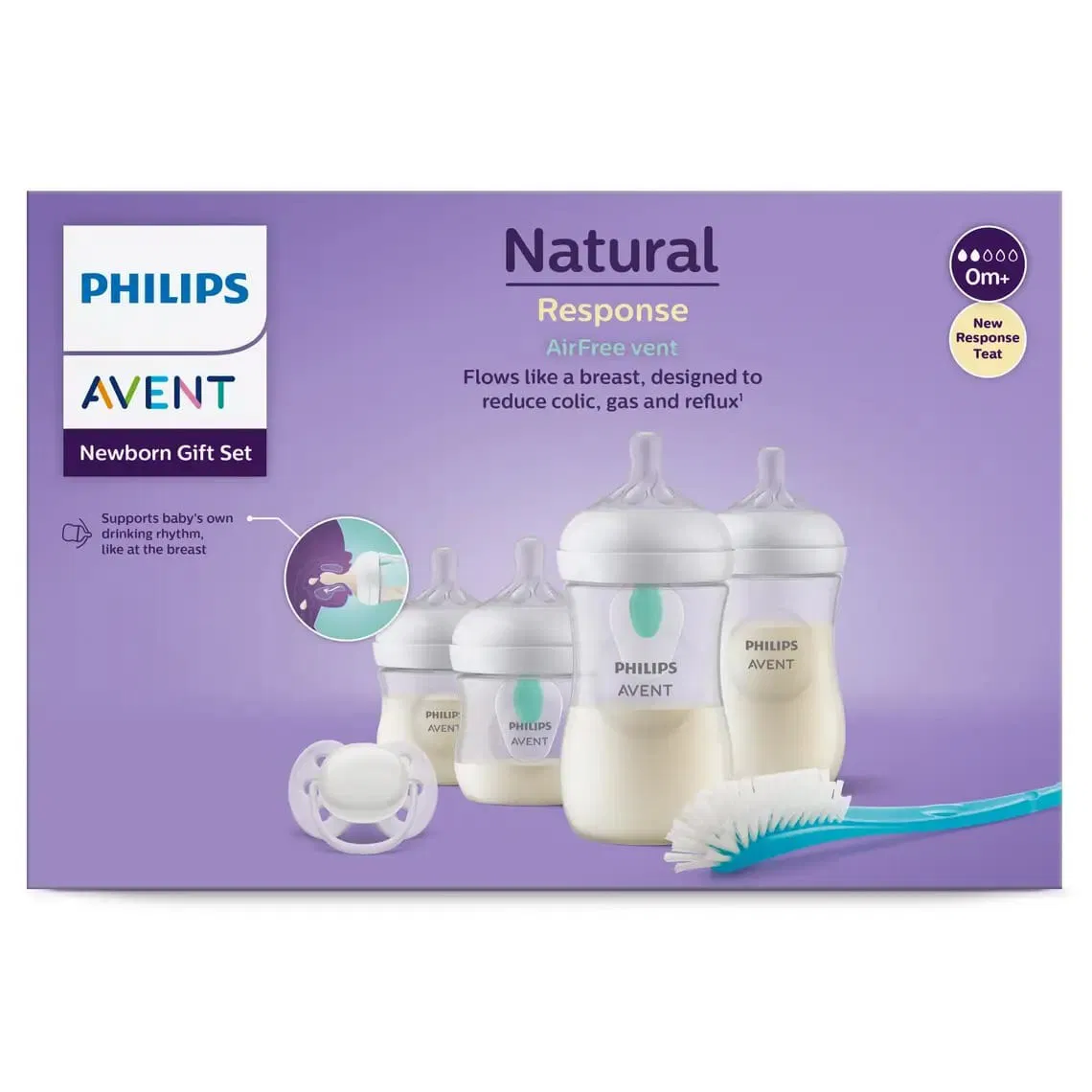 Coffret de Naissance Biberon et Sucette Natural – AVENT – Image 2