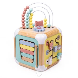 EUREKAKIDS – Cube Géant 5 Faces En Bois