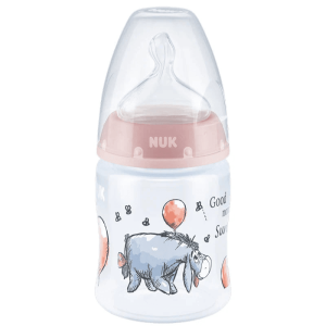 NUK Biberon First Choice+ 150ml 0-6 mois – Winnie l’ourson Rose
