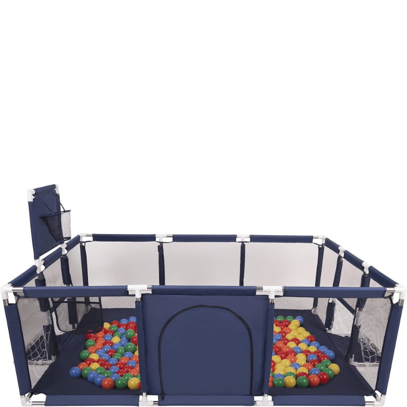 Parc de jeu 230 x 120 x 105 cm – Bleu (avec balles) – Image 2