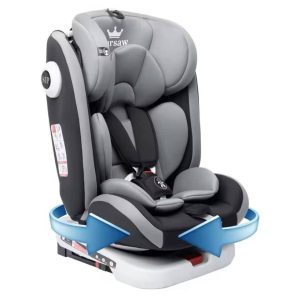 Siège Auto Bébé – Évolutif 0 à 12 Ans avec Rotation 360° et Isofix