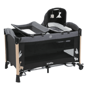 Lit Cododo Kidilo Noir – Berceau Bébé Multifonction