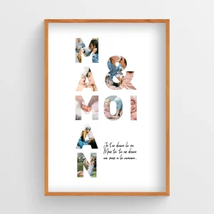 Affiche personnalisée Mots Maman & Moi