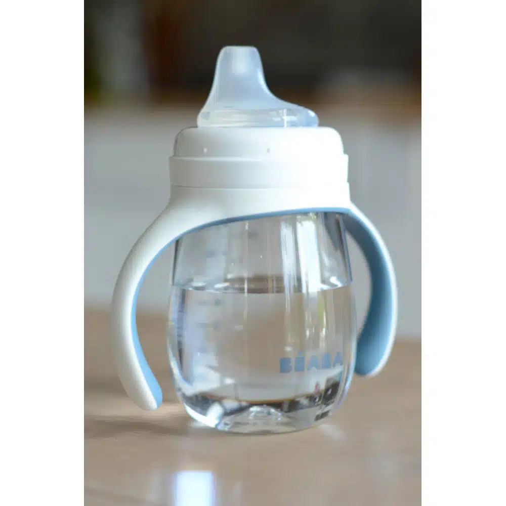 Biberon d’apprentissage 2 en 1 210 ml – windy blue Béaba – Image 2