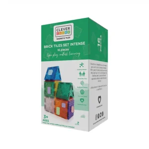 Kit Brick Tiles Pack Intense 16 pièces Cleverclixx