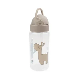 Gourde transparente avec paille Lalee Sand Done by Deer