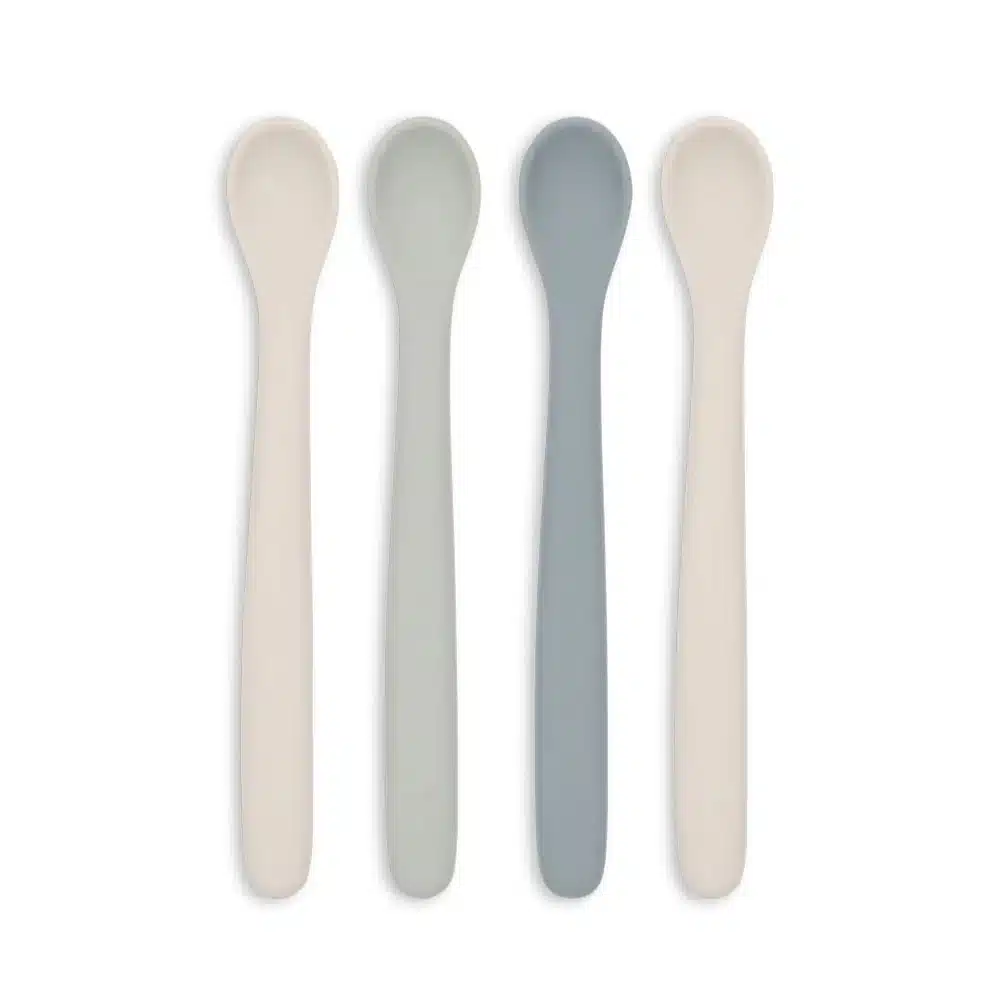 Pack de 4 cuillères silicone Onyx Konges Slojd