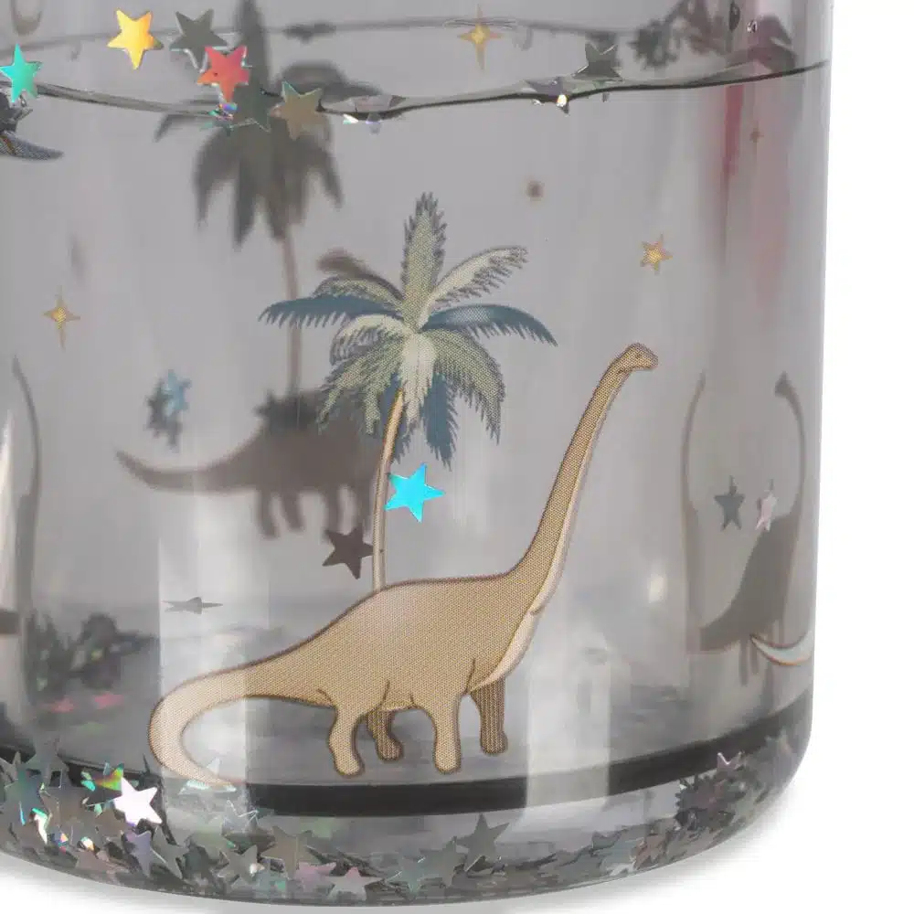 Pack de 2 verres glitter Dinos Konges Slojd – Image 2