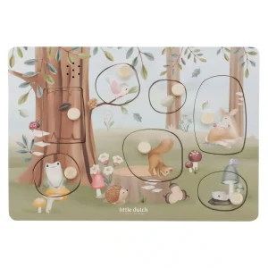 Puzzle sonore en bois Forest Friends Little Dutch