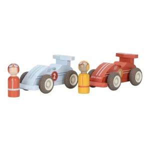 Voitures de course à friction en bois Little Dutch