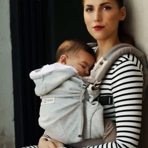 Porte-bébé physiologique HoodieCarrier 2 Gris Athlétique Love Radius